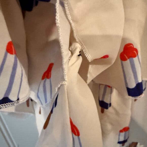 Vintage Mary Quant Popsicle July 4th Tiered Top Size Small - Picture 9 of 10